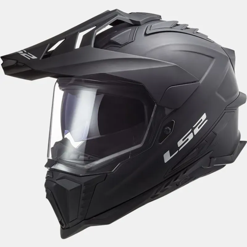 LS2 MX701 Explorer Solid Endurohjelm, matt svart 