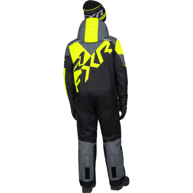 FXR Yth Cold Cross CX Monosuit 26, black/hivis