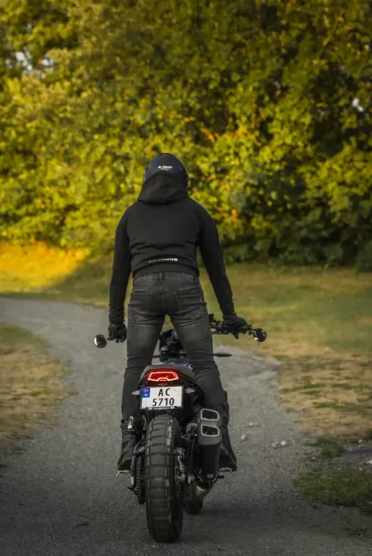 Bullfighter Mørkegrå Cobra Kevlar MC-Jeans, Lengde: 32 