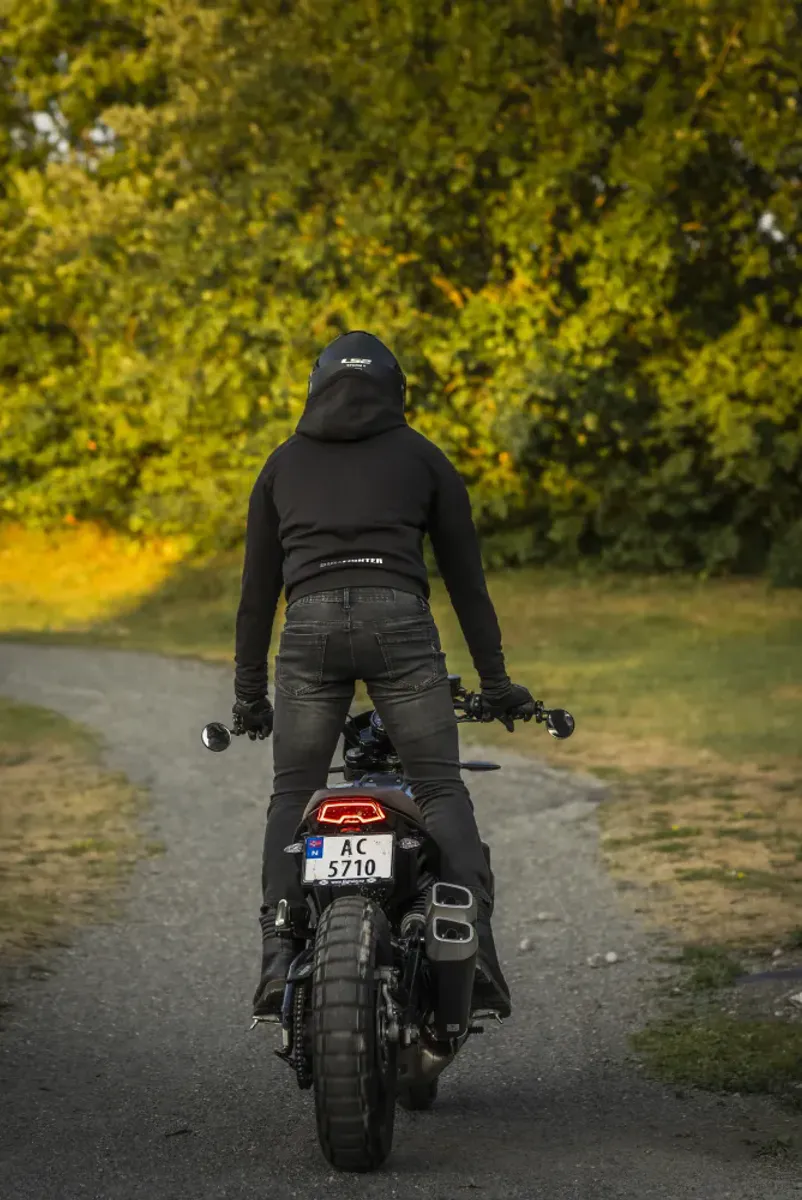 Bullfighter Cobra Kevlar MC-Jeans, mørkegrå. Lengde: 32 