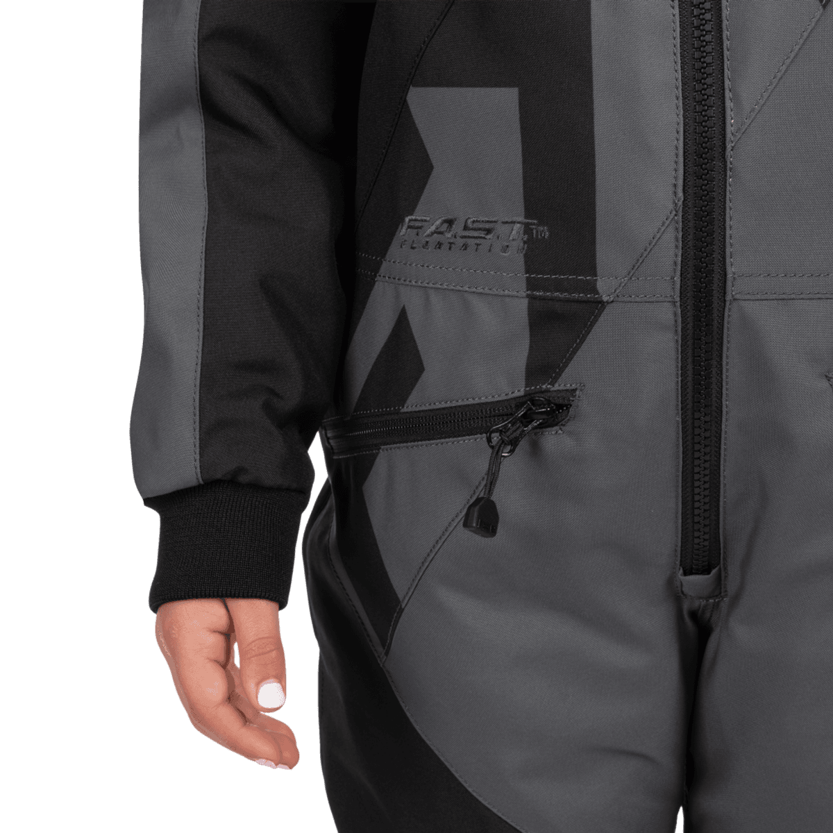 FXR Ch Cold Cross CX Monosuit 26, black/charcoal