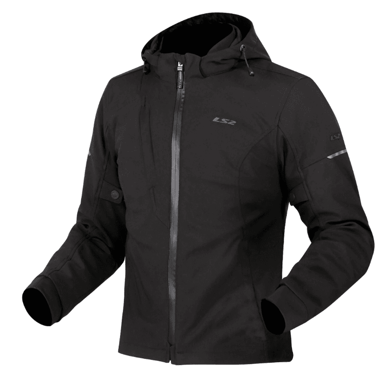 LS2 Bolton Softshell MC-Jakke, svart