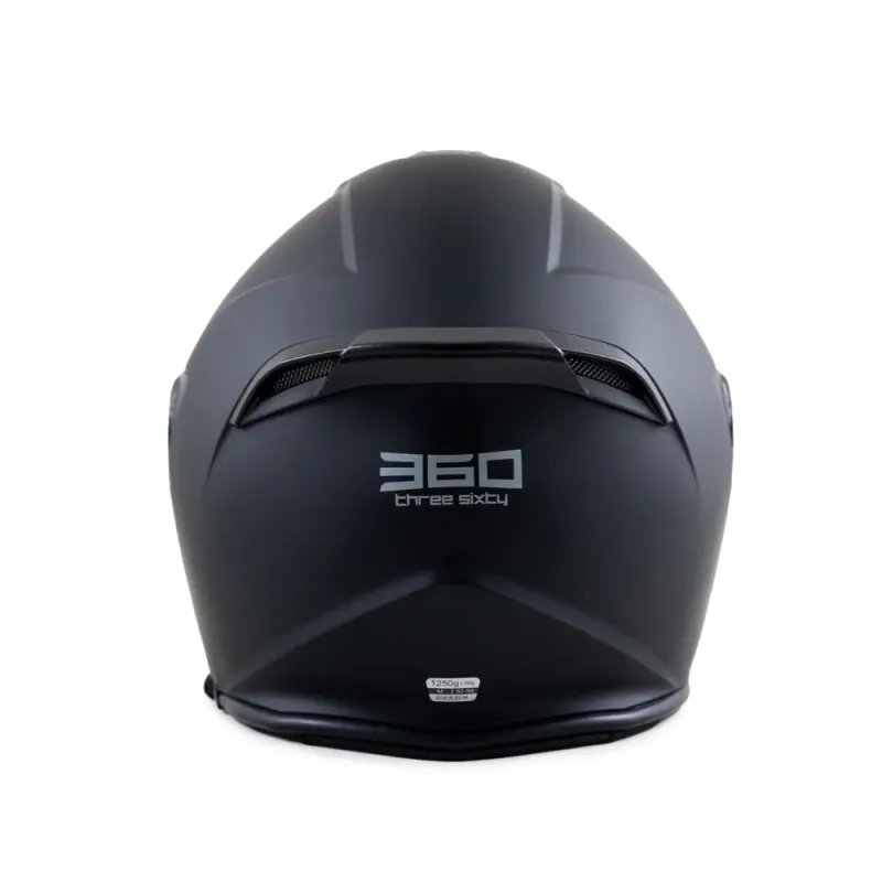 360 Touring 2.0 Halvhjelm, sort