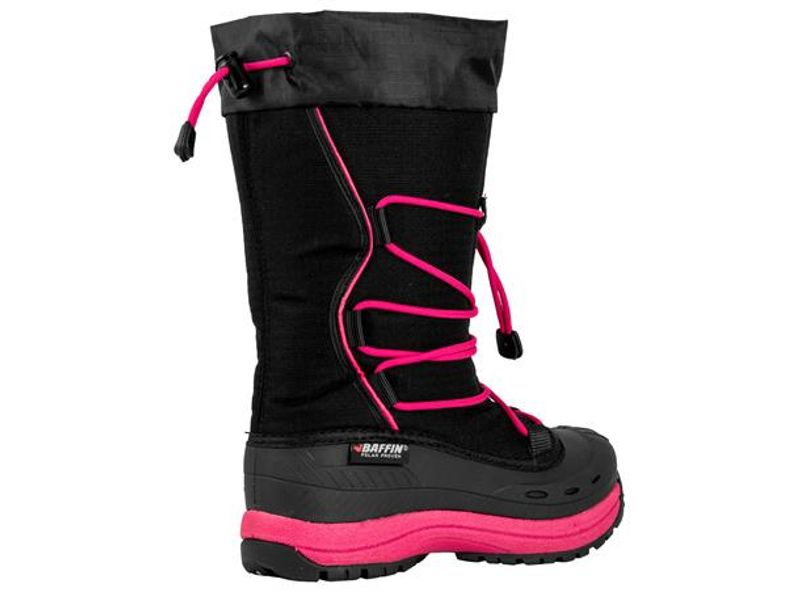 Baffin Snogoose Dame,sort/ rosa(HyperBerry)