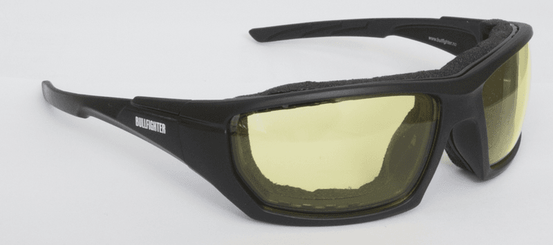 Bullfighter Solbrille Sort Ramme / Gult glass