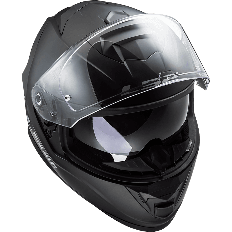 LS2 FF800 Storm MC-Hjelm, matt svart