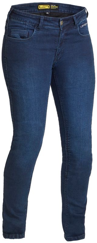 Lindstrands Jeans Rone Dame kort, blå
