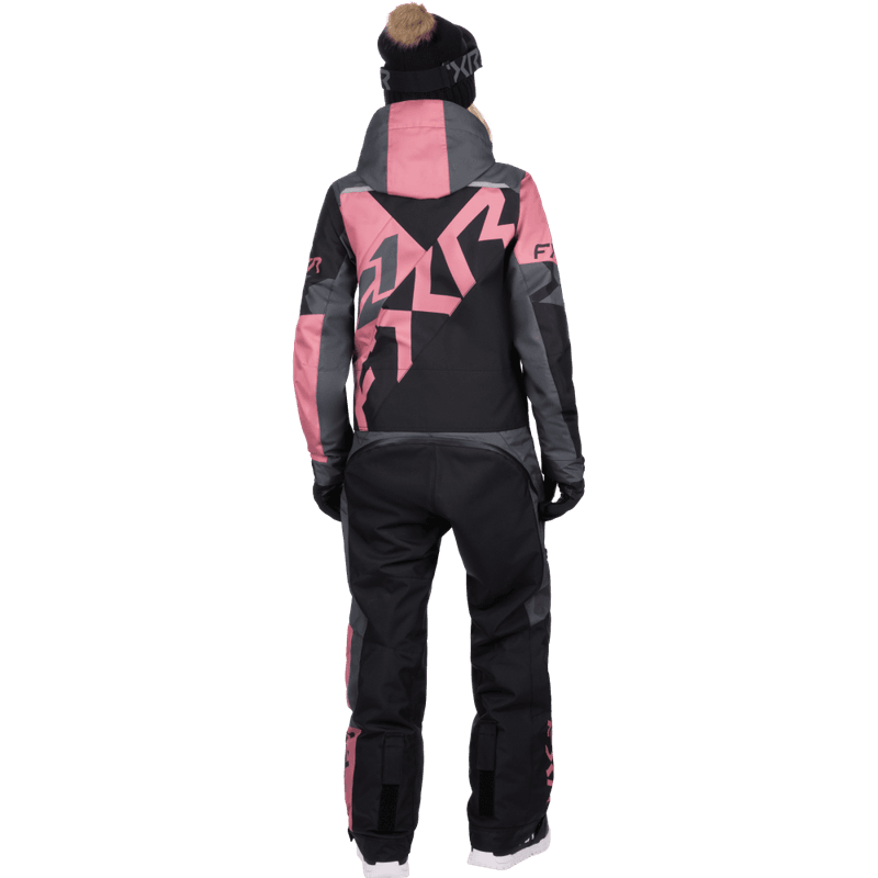 FXR Cold Cross CX F.A.S.T. Ins Monosuit 26, black/charcoal/rose