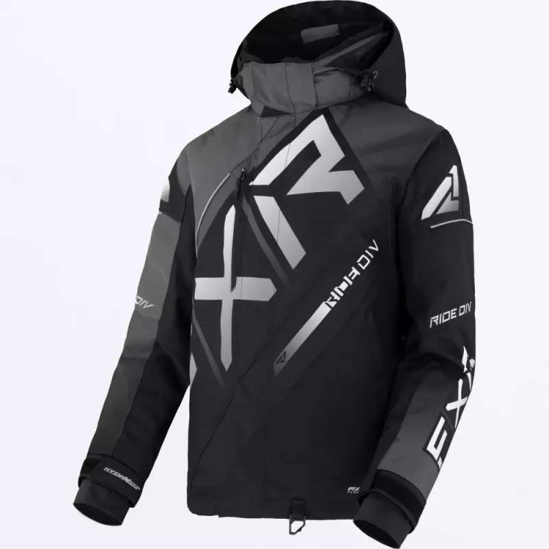 FXR M CX Jacket 23, black/char/white fade