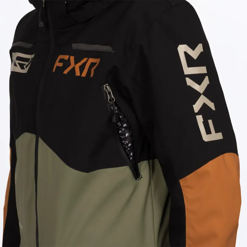 FXR Yth Vertical Monosuit 27, moss/umber/stone