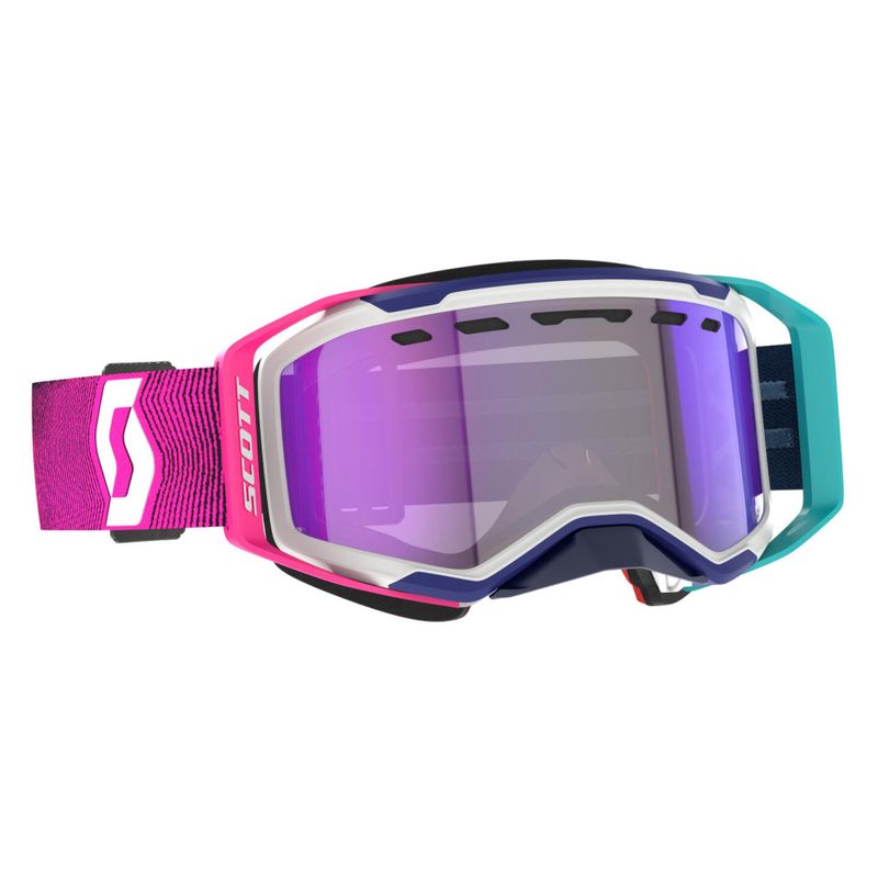 Scott Prospect 2.0 LS SX Brille, blå/rosa (ls blå krom linse) 