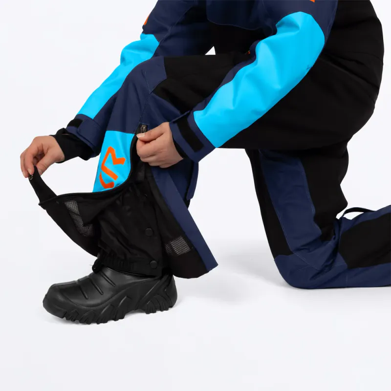 FXR Yth Vertical Monosuit 27, midnight/blue/orange