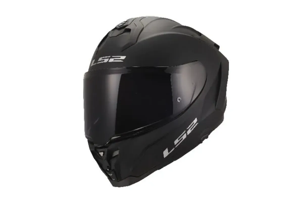 LS2 FF817 Challenger II MC-Hjelm, matt svart