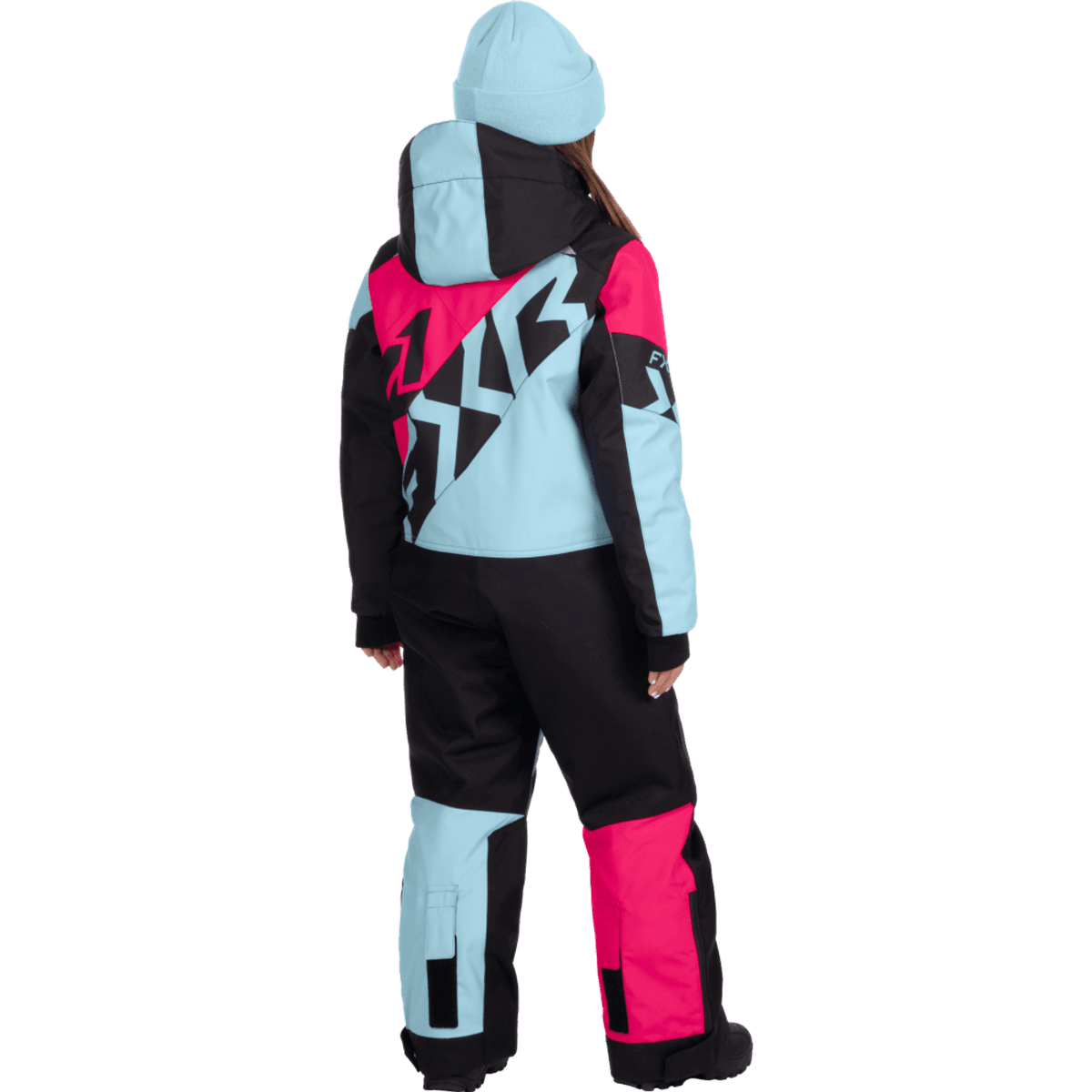 FXR Ch Cold Cross CX Monosuit 26, maui blue/razz