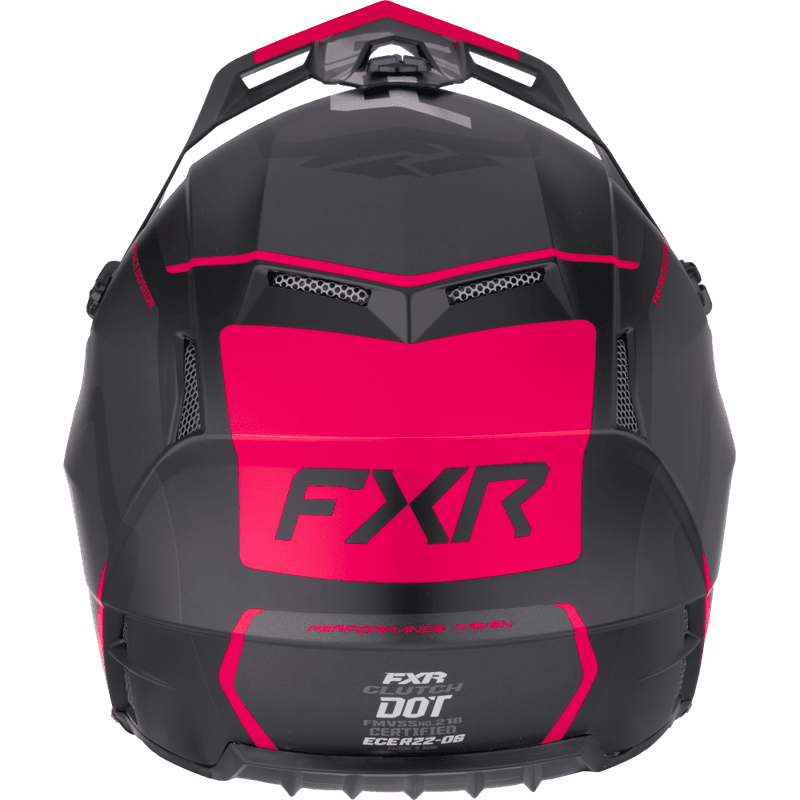 FXR Clutch Evo Helmet 26, black/razz