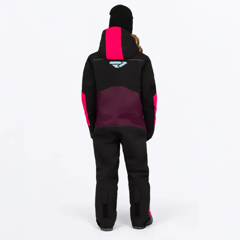 FXR Yth Vertical Monosuit 27, plum/razz/maui