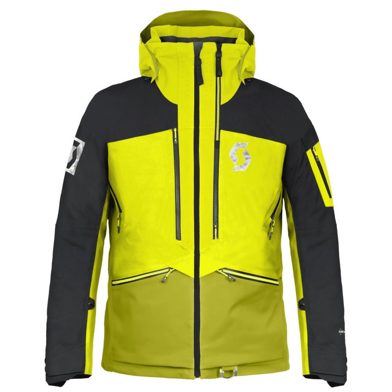 Scott Concept Flex 3i1 Jakke, sort/gul