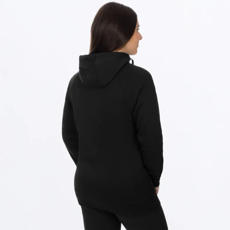 FXR Unisex Split Hoodie, black/neon fusion