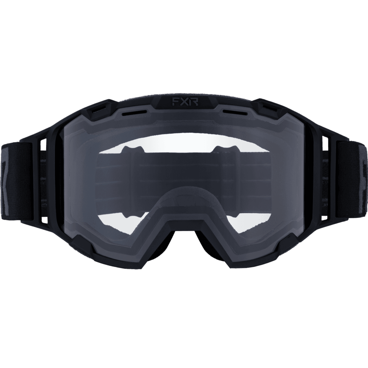 FXR Yth Maverick Clear Goggle 25, black ops