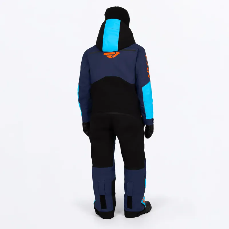 FXR Yth Vertical Monosuit 27, midnight/blue/orange