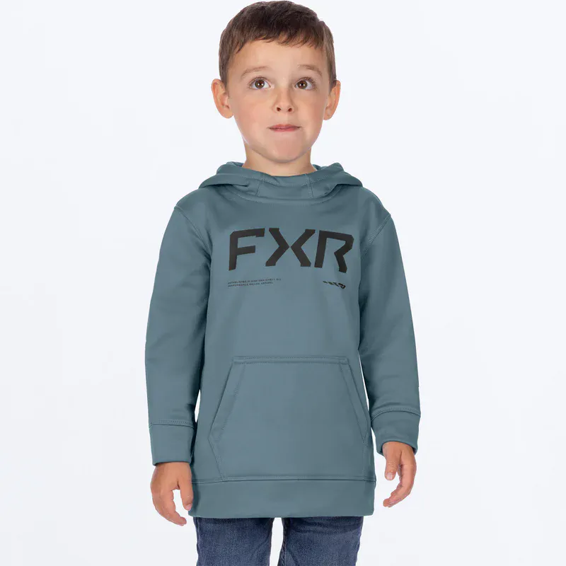 FXR Toddler Hydrogen Tech PO Hoodie 26, steel