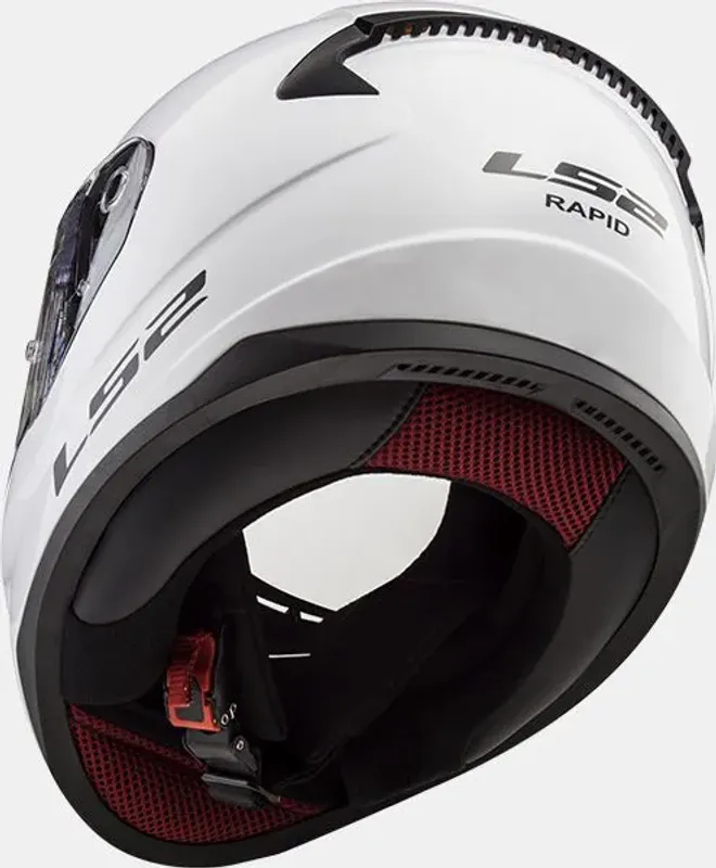 LS2 FF353 Rapid MC-Hjelm, gloss hvit
