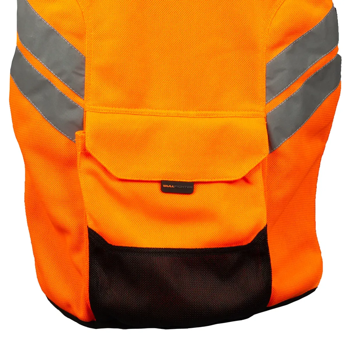 Bullfighter MC-Vest m/Borrelås For Patch, oransje